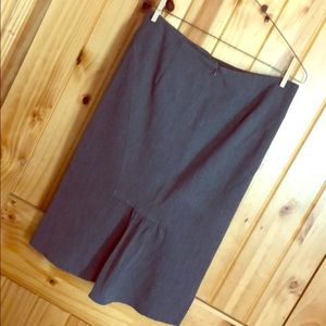 Charcoal Grey Bebe Pencil Skirt